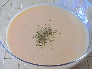 パプリカの冷製スープ