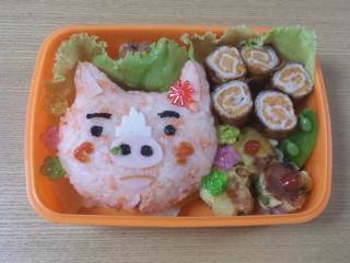 さくらちゃん お花いっぱい弁当♪