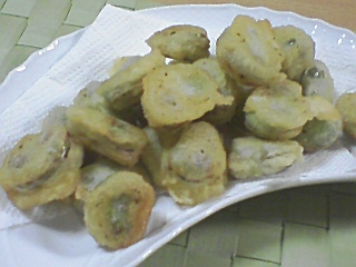 空豆のフリッター 空豆のフリッター