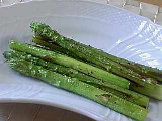焼きアスパラ 焼きアスパラ