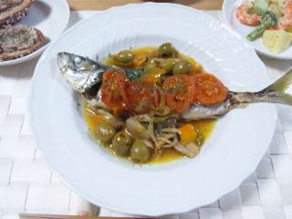 鰺のアクアパッツァ 鰺のアクアパッツァ