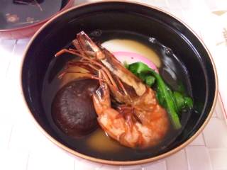 クマエビのお雑煮 クマエビのお雑煮