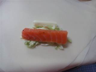 子どもも大好き♪サーモンのパリパリ春巻き