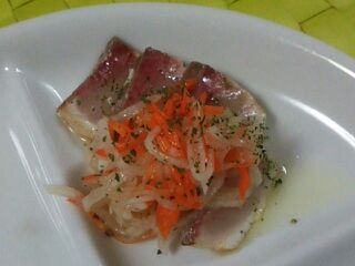 炙りカンパチのカルパッチョ 炙りカンパチのカルパッチョ