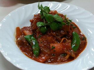 鹿肉の煮込みハンバーグ 鹿肉の煮込みハンバーグ