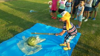 スイカ割り スイカ割り