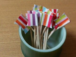 マスキングテープの旗 マスキングテープの旗