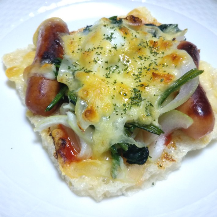 糖質オフでピザ♪