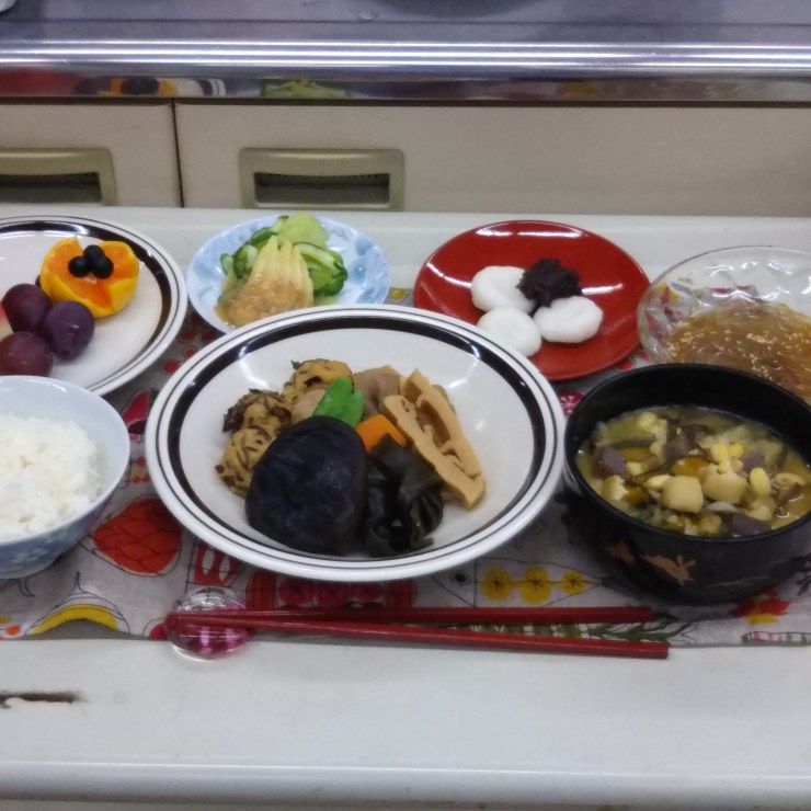 お盆の精進料理