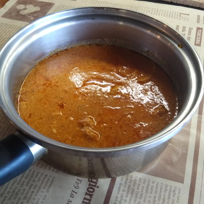 お鍋でカレーを・・・