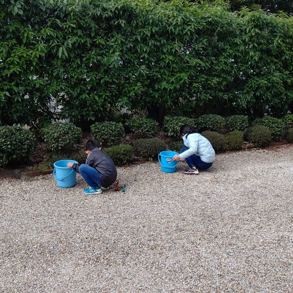 休校の時の過ごし方