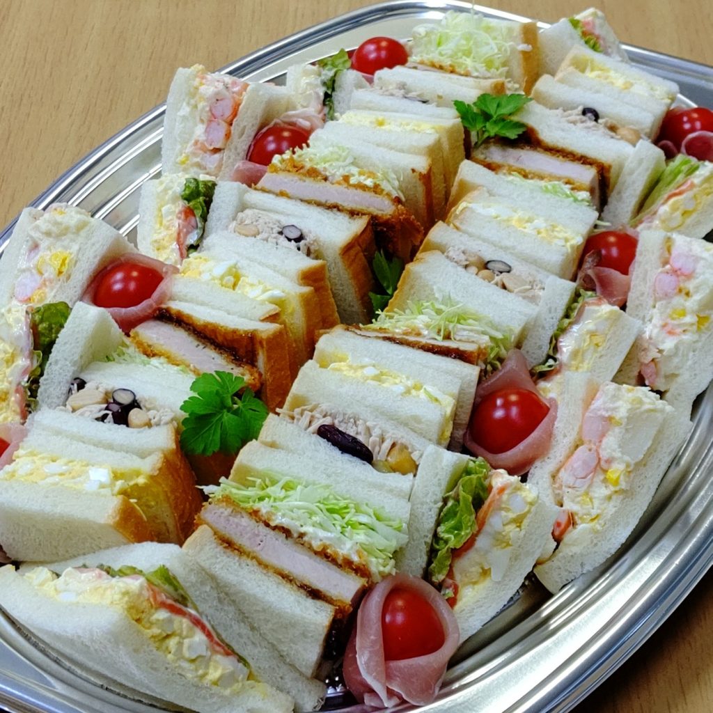 麦穂さんのサンドイッチオードブル