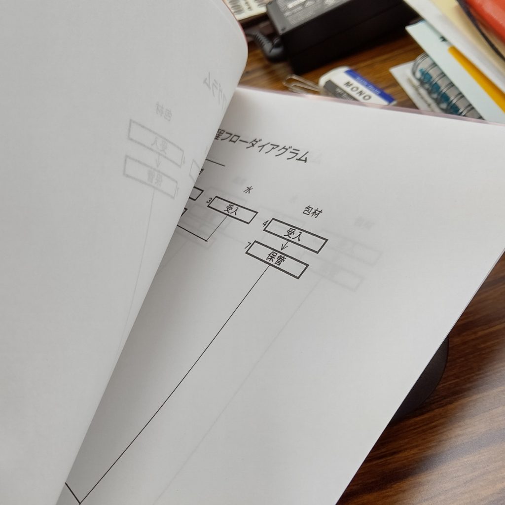 HACCP計画作成中です