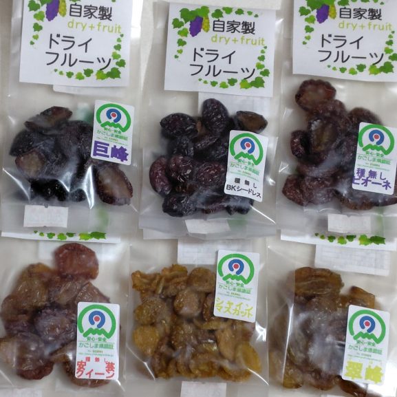 干しぶどういろいろ