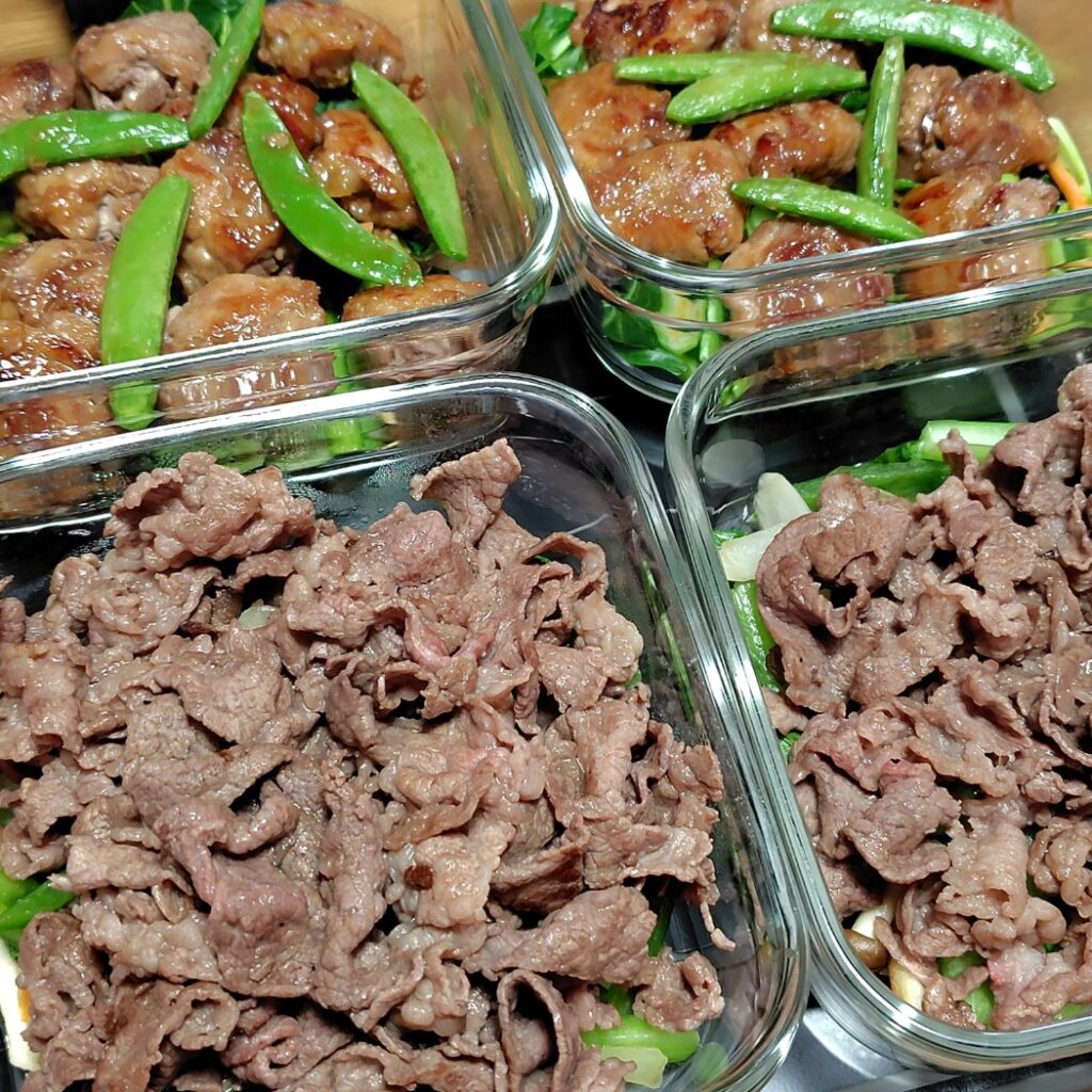 肉肉満載のおかず