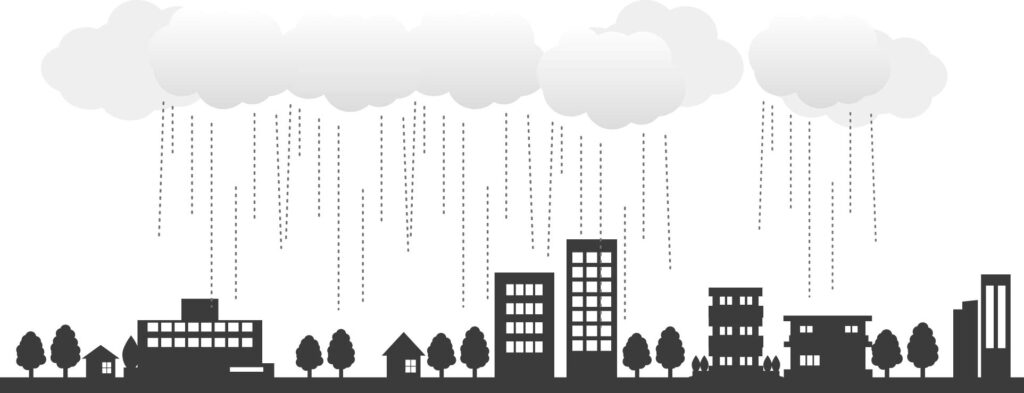 大雨の後は・・・
