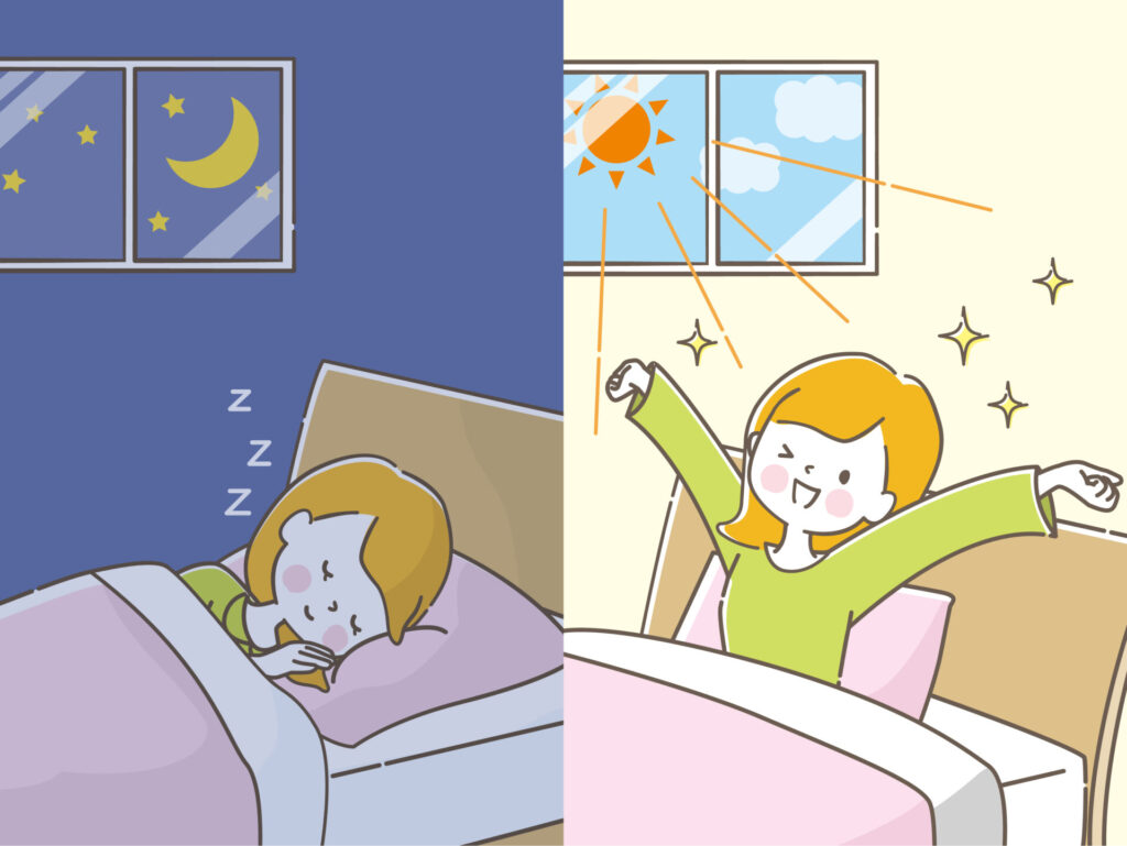 よく寝た～