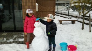 雪だるまはリクエストにより3段