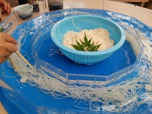 定之段そうめん流し