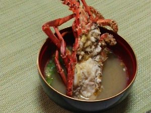 伊勢エビのお味噌汁