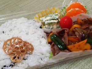 久々にお弁当