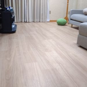 床工事終わりました