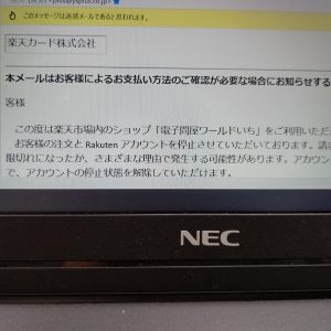 引っかかる人いるんだろうか？？？