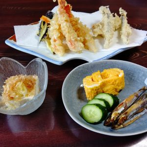 福寿司さんの天ぷら定食