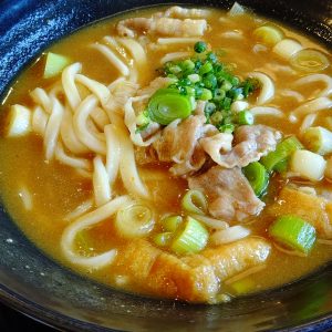 久々のカレーうどん