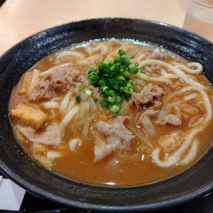 久々のカレーうどん