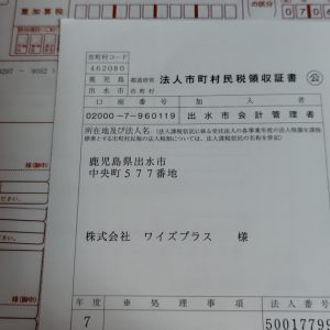 納税してきました