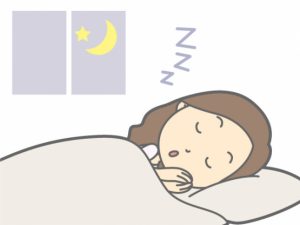 よく寝ています